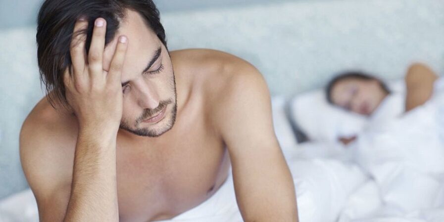 Disminución de la actividad sexual en hombres con prostatitis