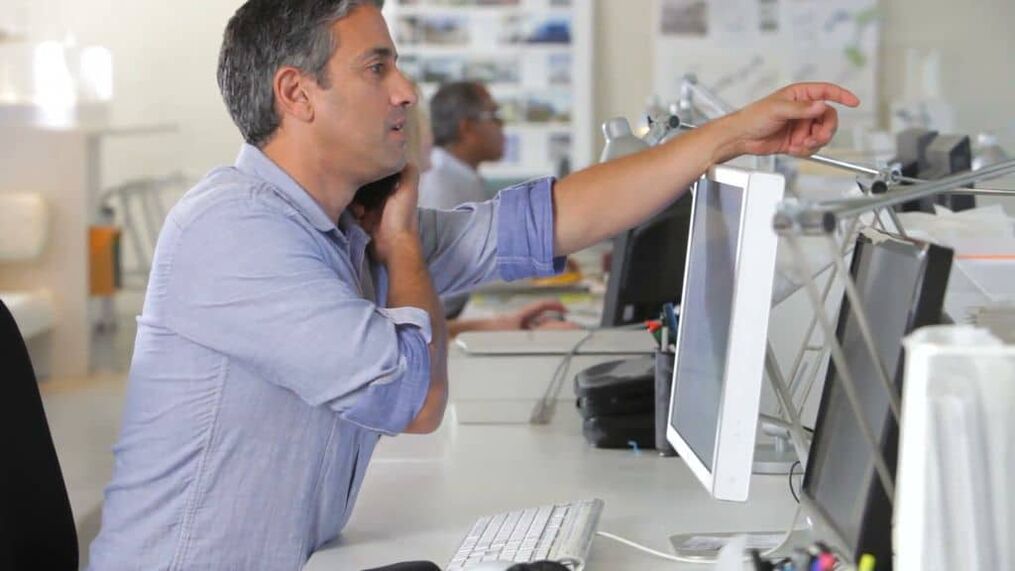 El trabajo sedentario como causa de prostatitis congestiva.